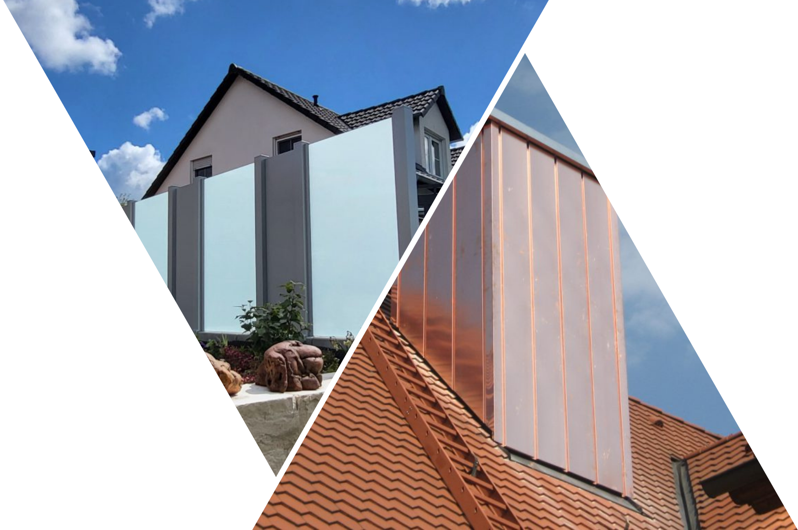 Individuelles Balkongeländer aus Metall vom Meisterbetrieb in Windsbach